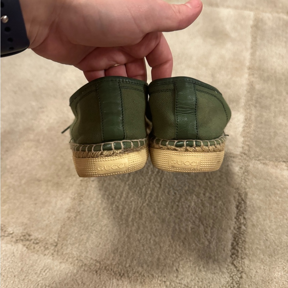 Gucci Men’s Green Espadrilles - Picture 3 of 7